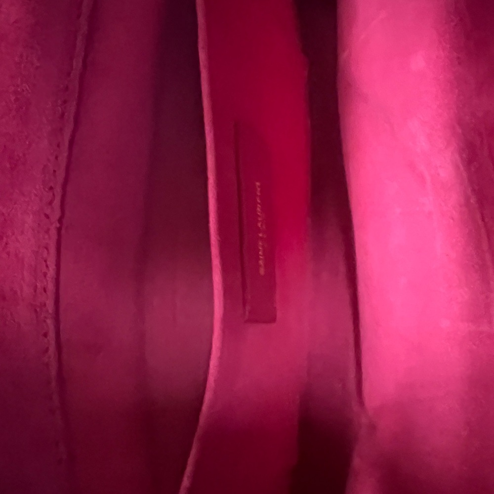 YVES SAINT LAURENT
Pink Calfskin Leather Ligne Y Clutch Bag - Picture 3 of 9